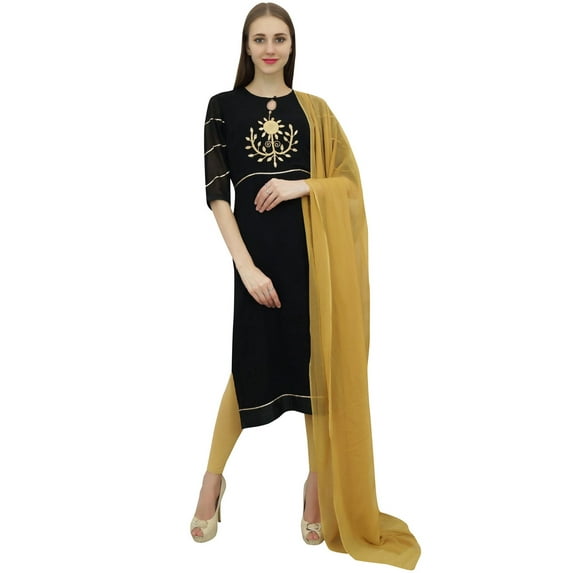 Atasi Womens Flaired Anarkali Salwaar Kurta Suit with Dupatta Readymade Dress