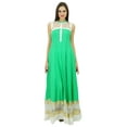 thumbnail image 1 of Atasi Womens Floor Length Dress Green Salwaar Kameez Ethnic Party Wear Dress, 1 of 9