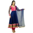 thumbnail image 1 of Atasi Womens Net Anarkali Salwaar Kameez Suit with Dupatta Ethnic Wear Dress, 1 of 8