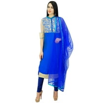 Atasi Womens Straight Short Readymade Salwaar Kameez Mandarin Collar Kurti
