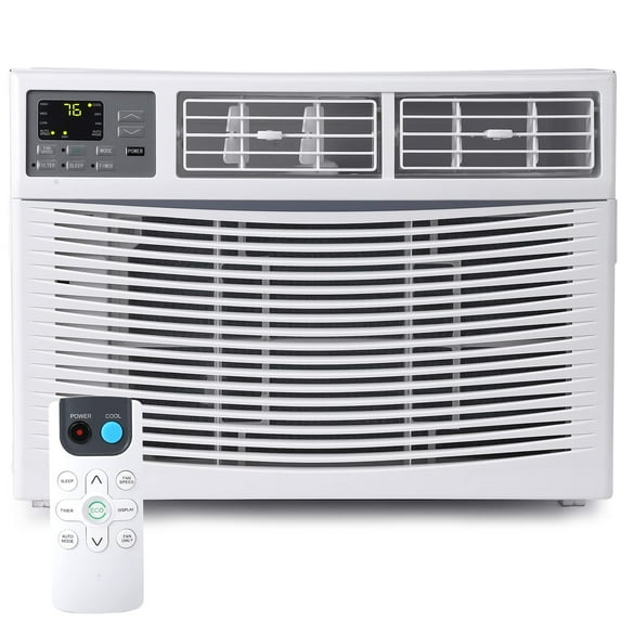 Ataucjin 10000 BTU Window Air Conditioner,Fast Cooling Window-Mounted AC Unit with Remote Control and Wifi, Flexible T-Design Window Installation Kit, Energy Saving, Low Noise