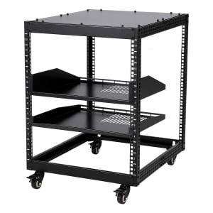 Open Frame 10 Inch Rack Ataucjin 10U Open Frame Server Rack, 23''-40'' Adjustable Depth, Open ...