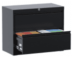 Ataucjin 2-Drawer File Cabinet with Lock, Metal Lateral Filing Cabinets for Letter/Legal Size Documents, Heavy Duty File Storage for Home Office | Requires Assembly