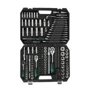 Ataucjin 216 Pieces Auto Repair Tool Set, 1/2, 1/4, 3/8 Drive Sizes, Mechanic Tool Set and Socket Set