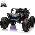 thumbnail image 1 of Ataucjin 24V 10Ah 2 Seaters Ride on UTV with Remote Control, 17" Extra Large EVA Wheels & 20.5“ Wide Seat 4WD Electric Vehicle with Metal Suspension,Music,LED Lights, 1 of 6