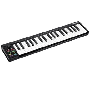 Ataucjin 37-Key MIDI Keyboard Controller with 8 Drum Pads, OLED Display & DAW Software Integration for Music Production