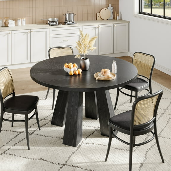 Ataucjin 47" Round Dining Table, Kitchen Tablefor 4-6, Round Dining Room Table for Kitchen, Round Table for Dining Room,Table Only