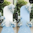 thumbnail image 1 of Ataucjin 6FT Wedding Arch Backdrop Cover, Arch Shape Backdrop Cover Dual-Sided Color Round Top Arch Backdrop Stands Cover for Wedding Ceremony Birthday Party Baby Shower Banquet Decoration, 1 of 9