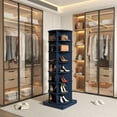 thumbnail image 1 of Ataucjin 7 Tier Rotating Shoe Rack, 360° Spinning Shoe Display Tower Round Carousel, Free Standing Revolving Shoe Rack Organizer For Entryway Hallway, 1 of 7