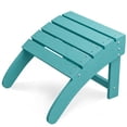 thumbnail image 1 of Ataucjin Adirondack Ottoman Foot Rest,Weather-Resistant Patio Footrest for Adirondack Chair,AdirondackChair Footrest Resin for Outside Porch Pool Lawn Backyard, 1 of 7