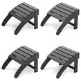 thumbnail image 1 of Ataucjin Adirondack Ottoman Foot Rest,Weather-Resistant Patio Footrest for Adirondack Chair,AdirondackChair Footrest Resin for Outside Porch Pool Lawn Backyard, 1 of 7
