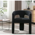 thumbnail image 1 of Ataucjin Barrel Dining Chair Set, Modern Sherpa Faux Fur Armchair Chair, Boucle Dining Chair, Upholstered Sherpa Chair White 1PC, 1 of 6