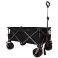 thumbnail image 1 of Ataucjin Collapsible Wagon Cart, Folding Wagon With Front 360° Rotation Wheels, 2 Water Bottle Bag, Telescopic Handle, Extra Cover Folding Utility Cart For Outdoor Outings, 1 of 9