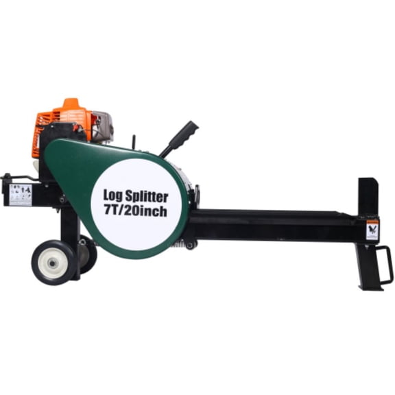 Ataucjin Double Flywheel Electric Log Splitter 110V 60hz 2HP 16A Strong Power Log Splitter Electric Firewood Splitting Machine