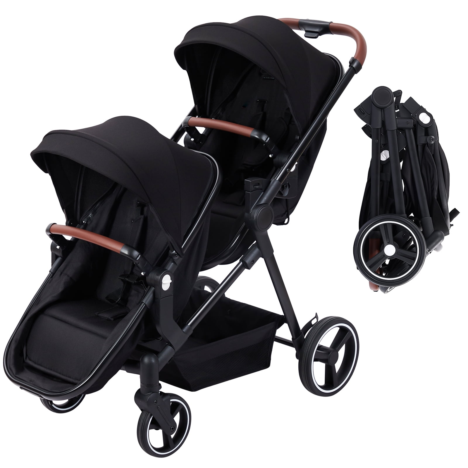 Ataucjin Double Stroller Track Tandem Stroller for Jordan Ubuy