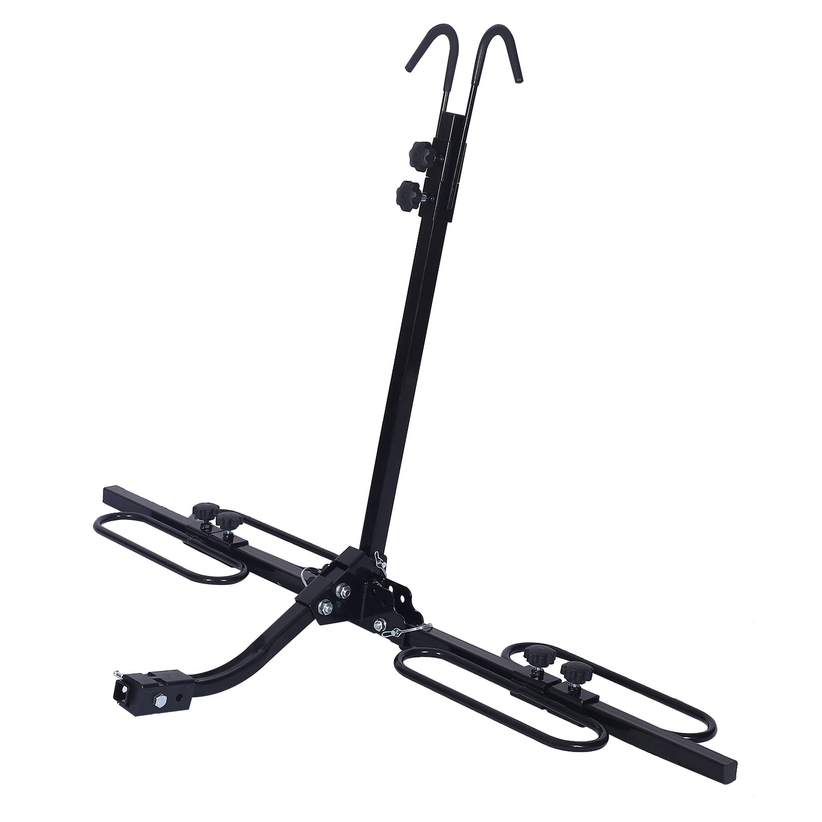 1Autodepot Hitch Bike Rack 2 Bike 120 lbs Capacity Smart Tilting E Bike Mount Carrier 2 inch Receiver Walmart