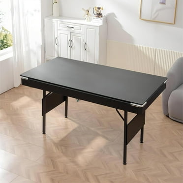 Ataucjin Muitfunctional Game Table, Home Portable Pool Table, MDF Board Dining Table, Velvet Cloth Billiard Table, Table Tennis Table For Kids Home Entertainment