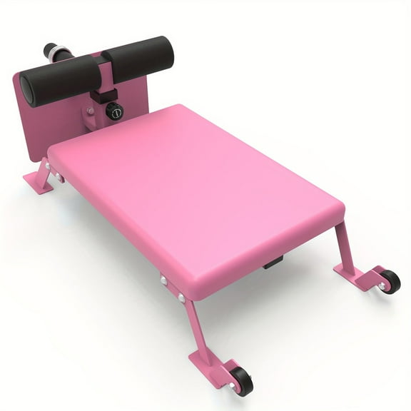 Ataucjin Nordic Curl Bench Machine,Hamstring Curl Bench and Glute Bench with Wheels