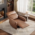 thumbnail image 1 of Ataucjin Power Recliner Chair, Swivel Rocker Chair for Adults, Upholstered Fabric Glider Recliner Nursery Chair with USB Ports, Ergonomic High Back Single Sofa Seat for Living Room, 1 of 7