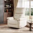 thumbnail image 1 of Ataucjin Power Recliner Rocking Chair Nursery Gliders with USB Ports,PU Leather Swivel Rocker Recliner,Upholstered Nursery Glider Reclining Sofa Chair,Ergonomic Lounge for Living Room Bedroom, 1 of 9