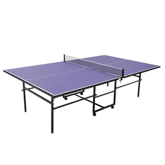 Ataucjin Professional Outdoor Table Tennis Tables Portable Ping Pong Game Set Foldable Ping Pong Table Wth Net 2 Paddles And 3 Balls Playback Mode For Indoor Outdoor