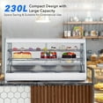 thumbnail image 1 of Ataucjin Refrigerated Display Case 8.1 Cu.Ft. Countertop Pastry Display Case Commercial Display Refrigerator w/LED display Air-cooling Automatic Defrost Rear Sliding Door, 1 of 6