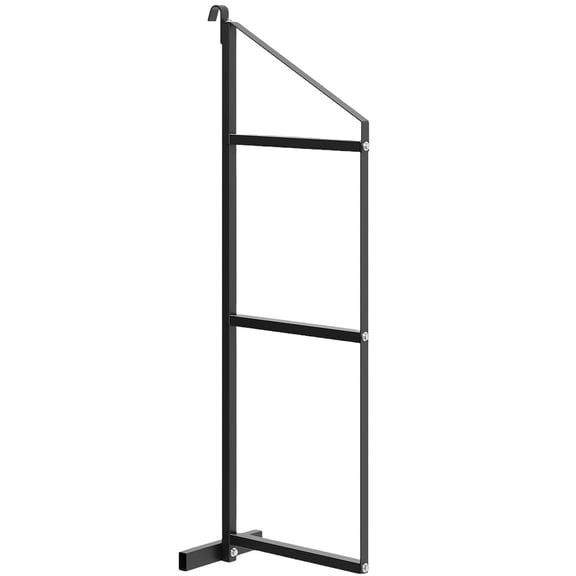 Ataucjin Shipping Container Shelving Bracket, 3-Tier Powder Coated Steel Brackets, 1100LBS Capacity, 22''D x 60''H, Quick Hang for Shipping Containers, Cargos, Warehouses & Garages, Heavy-Duty