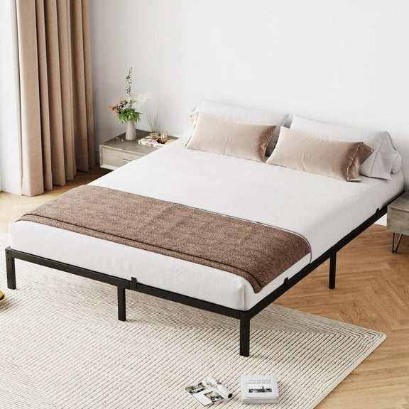 Ataucjin Twin Bed Frame,Queen Bed Frame,Low Profile Metal Platform Bed Frame,Metal Bed Frame Full,King Bed Frame,No Box Springs Needed,Supporting Mattress Foundation,Easy to Assemble,Noiseless