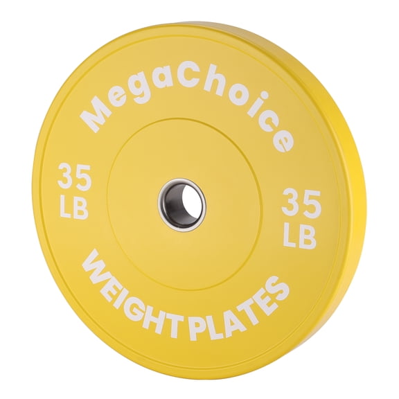 Ataujin 2 Inch Rubber Bumper Weight Plates. Bumper Plates. Fitness Weightlifting Plates Set. 25.35.45.55 Lbs Pairs Options for Men Women beginners Home Gym Workout