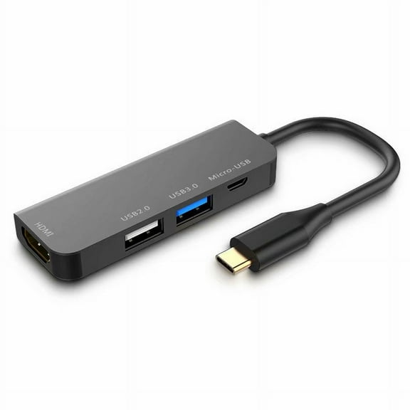 Atck USB C Hub to HDMI Adapter - 4 in 1 USB Type C Hub with HDMI 4k,USB 3.0port USB C Power Delivery Charging Port