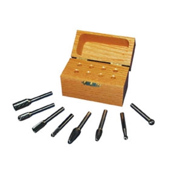 Atd Tools ATD-8160 1/4 Carbide Burr Set, 8 Pc.