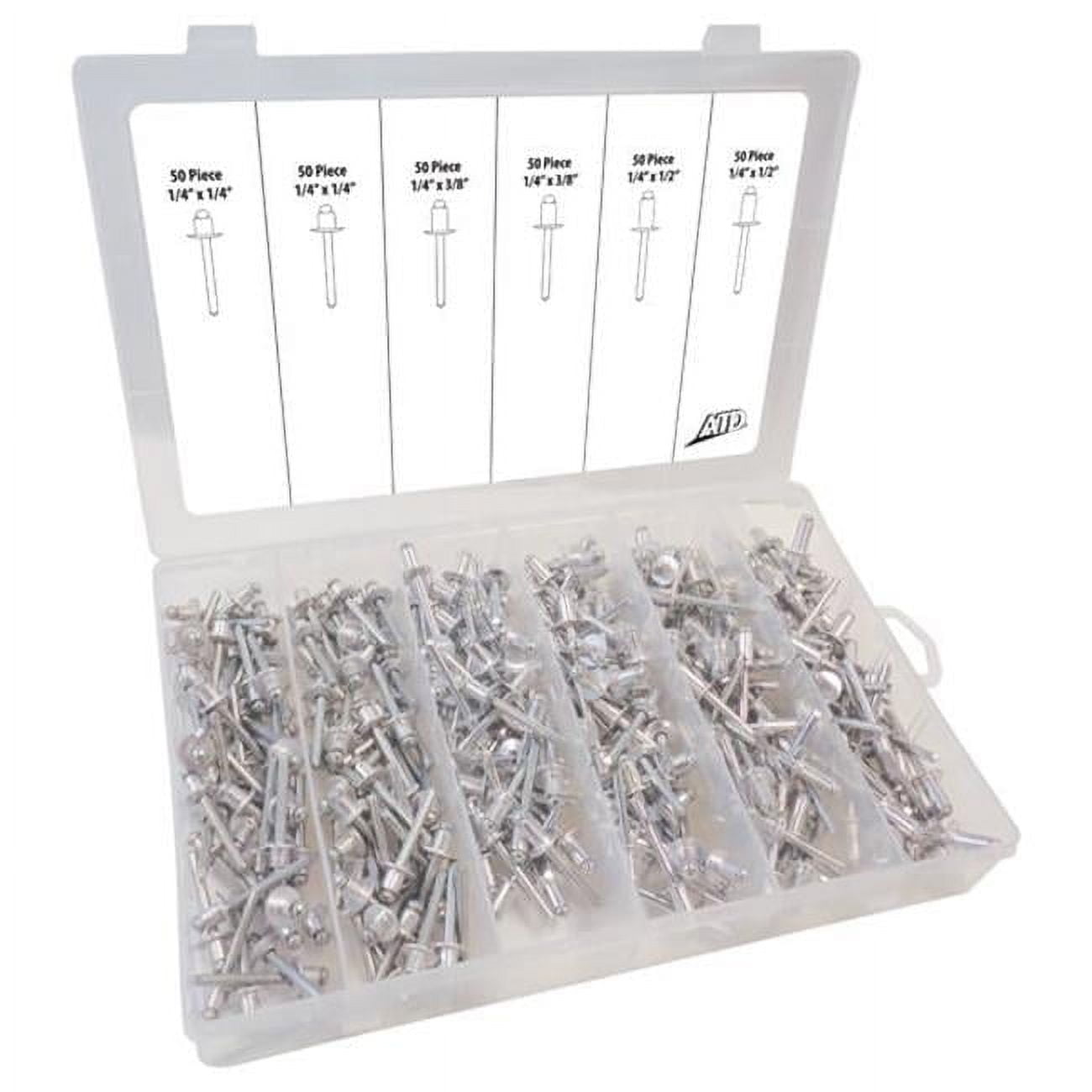 ATD Tools 341 300 Pc. Rivet Assortment ATD-341