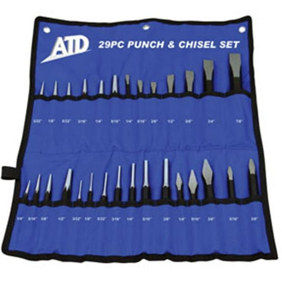 ATD Tools 729 29Pc Punch & Chisel Set ATD-729
