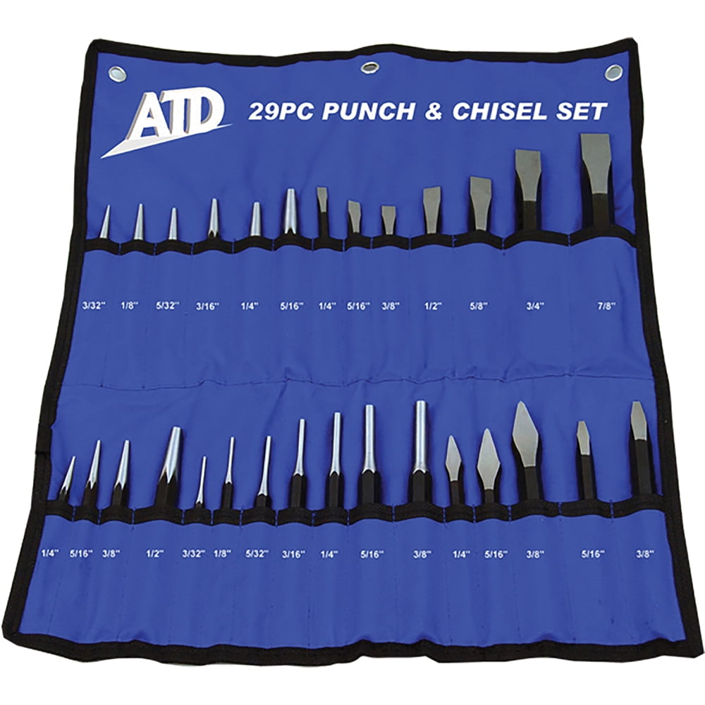 29 Pc. Punch & Chisel Set