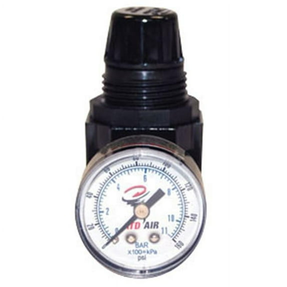 Atd Tools ATD-7841 Mini 1/4 Npt Air Regulator With Gauge, 25 Scfm