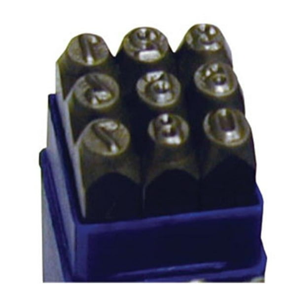 9 Pc. 1/4 Number Stamp Set 9603