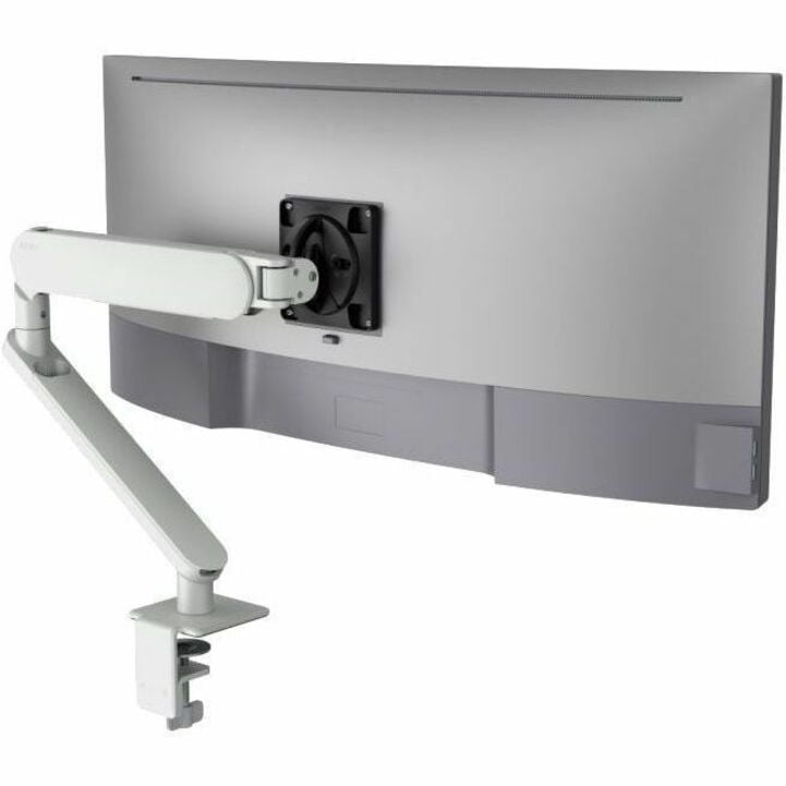 Silver Adjustable Aluminum Desktop Monitor Mount Arm
