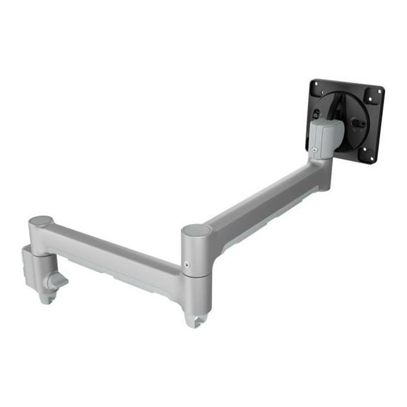 Atdec AWM-A71T - Mounting component (swing arm) - for LCD display/ curved LCD display - long - silver - channel mount, post mountable