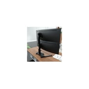 Atdec Freestanding Heavy Duty Dual Vertical Monitor Mount AWMS2BT75FSB
