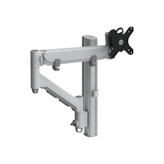 Atdec Desk Mount for Monitor Display Curved Screen Display All-in-One Computer Flat Panel Display White Landscape/Portrait