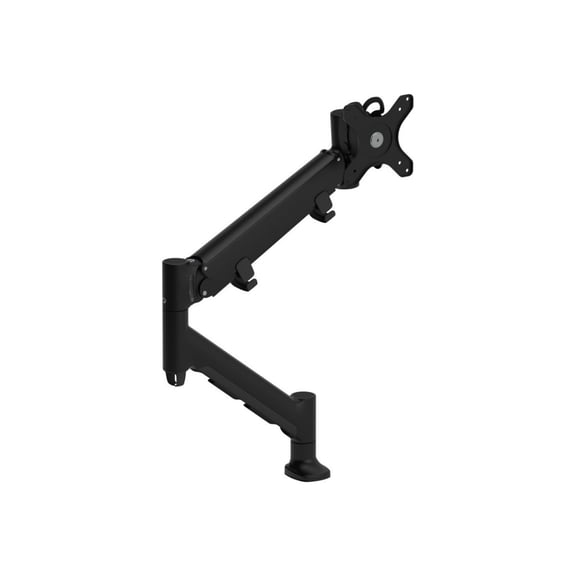 Atdec Heavy-Duty Dynamic Monitor Arm Desk Clamp 13-35lb Capacity Black AWMSHXBHB