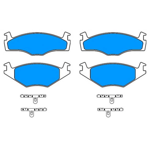 Ate Brake Products 607033 Ate Original Semi Metallic Front Disc Brake Pad
