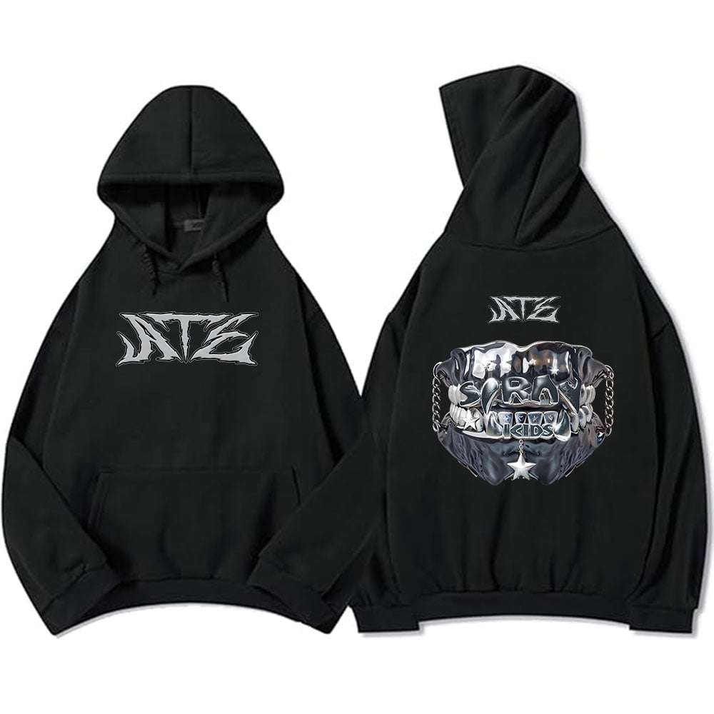 Ate Chk Chk Boom Hoodies Boys Band Graphic Sweatshirts Streetwear Winter Long Sleeve Hooded