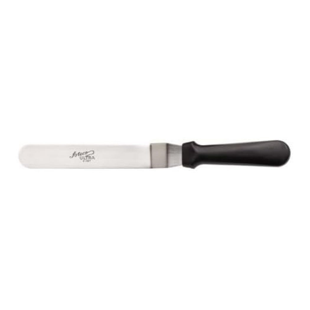 Ateco Large Offset Icing Pastry and Baking Spatula, 8-Inch, Stainless Steel