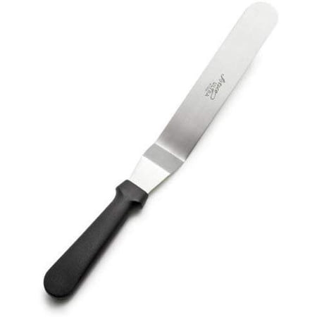 Ateco 1307 Ultra Offset Spatula with 7.75 by 1.25-Inch Stainless Steel Blade, Plastic Handle, Dishwasher Safe