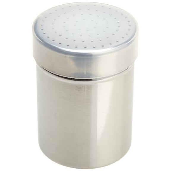 Ateco 1349 Stainless Steel Shaker, 10-ounce Capacity with Fine Holes