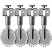 Ateco 13944 Multi Wheel Adjustable Dough Cutter with Lock - 2.2 in. Diameter, Fluted Edge