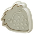 thumbnail image 1 of Ateco 1981 Strawberry Plunger Cutters, for Cutting Decorations & Direct Embossing, Spring-loaded Handle, Food Safe Plastic, 1 of 1