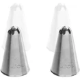 thumbnail image 1 of Ateco 232 Closed Star Piping Tip, Cake Decoration Bakeware (2 Pc), 1 of 2