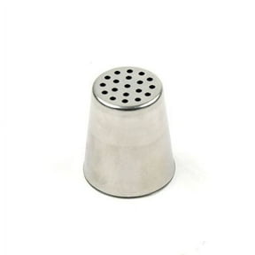 Ateco Large Grass Tube Piping Tip, Round Opening, Silver, Stainless Steel